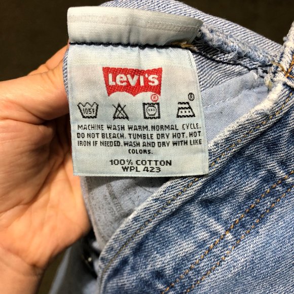Levi’s Vintage 501s, 1990’s, Jeans, Button Fly, Size 32x30, Light Wash - Picture 8 of 9